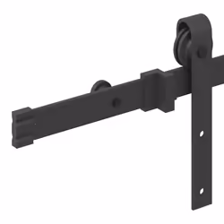 vidaXL Sliding Door Hardware Kit 152.5 cm Steel Black sliding door hardware - Additional view 9