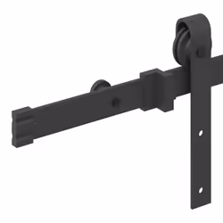 vidaXL Sliding Door Hardware Kit 213.5 cm Steel Black sliding door hardware - Additional view 9