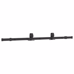 vidaXL Sliding Door Hardware Kit 213 cm Steel Black sliding door hardware - 152.5 cm - Additional view 6