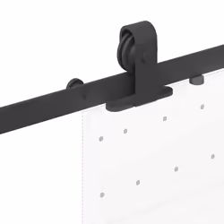 vidaXL Sliding Door Hardware Kit 213 cm Steel Black sliding door hardware - 213 cm - Additional view 8