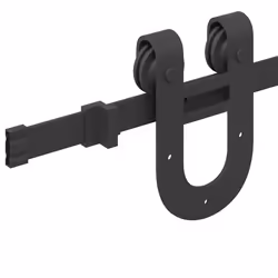 vidaXL Sliding Door Hardware Kit 183 cm Steel Black sliding door hardware - 183 cm - Additional view 9