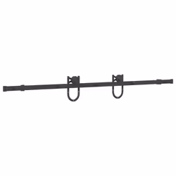 vidaXL Sliding Door Hardware Kit 200 cm Steel Black sliding door hardware - 183 cm - Additional view 6