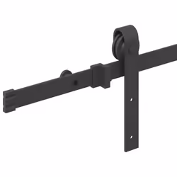 vidaXL Sliding Door Hardware Kit 183 cm Steel Black sliding door hardware - 183 cm - Additional view 9