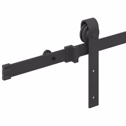 vidaXL Sliding Door Hardware Kit 183 cm Steel Black sliding door hardware - 200 cm - Additional view 9