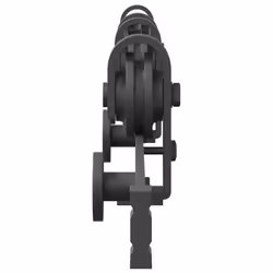 vidaXL Sliding Door Hardware Kit 183 cm Steel Black sliding door hardware - 183 cm - Additional view 5