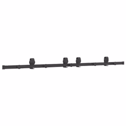 vidaXL Sliding Door Hardware Kit 183 cm Steel Black sliding door hardware - 183 cm - Additional view 6