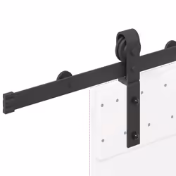 vidaXL Sliding Door Hardware Kit 183 cm Steel Black sliding door hardware - 183 cm - Additional view 8