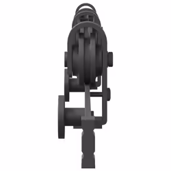 vidaXL Sliding Door Hardware Kit 183 cm Steel Black sliding door hardware - 200 cm - Additional view 5