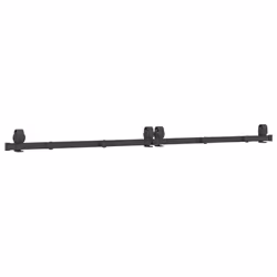 vidaXL Sliding Door Hardware Kit 183 cm Steel Black sliding door hardware - 200 cm - Additional view 6