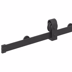 vidaXL Sliding Door Hardware Kit 183 cm Steel Black sliding door hardware - 200 cm - Additional view 9