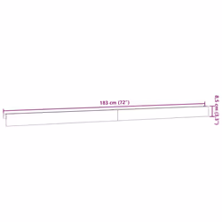 vidaXL Sliding Door Hardware Kit 183 cm Aluminium Alloy Sliver - 183 cm - Additional view 3