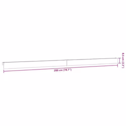 vidaXL Sliding Door Hardware Kit 183 cm Aluminium Alloy Sliver - 200 cm