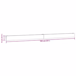 vidaXL Sliding Door Hardware Kit Sliding Barn Door Aluminium Alloy Sliver - 183 cm - Additional view 3