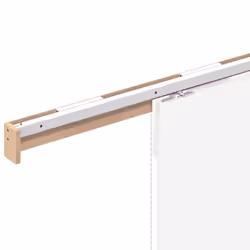 vidaXL Sliding Door Hardware Kit Sliding Barn Door Aluminium Alloy Sliver - 183 cm - Additional view 8