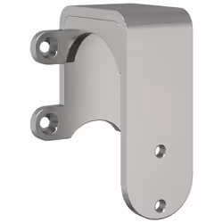 vidaXL Barn Door Bypass Brackets 4 pcs for Round Rails Stainless Steel - Additional view 4