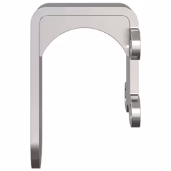 vidaXL Barn Door Bypass Brackets 4 pcs for Round Rails Stainless Steel - Additional view 5