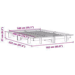 VidaXL 850660 bed frame - Additional view 8
