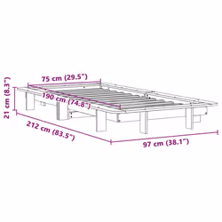 VidaXL 850684 bed frame - Additional view 8