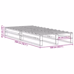 VidaXL 850837 bed frame