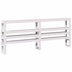 VidaXL 850873, White, Pinewood, 2 m, 2060 mm, 82 cm, 190 mm