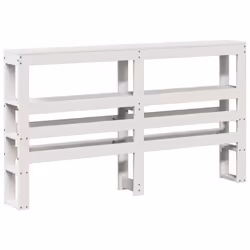 VidaXL 850879, White, Pinewood, 160 cm, 1660 mm, 82 cm, 190 mm