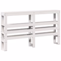 VidaXL 850882, White, Pinewood, 150 cm, 1560 mm, 82 cm, 190 mm