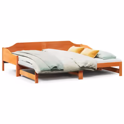 VidaXL 850904, Sofa bed, Brown, Pinewood, 2075 mm, 820 mm, 620 mm