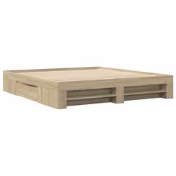 vidaXL Bed Frame Bed Base Home Bedstead Sonoma Oak 200x200 cm Engineered Wood
