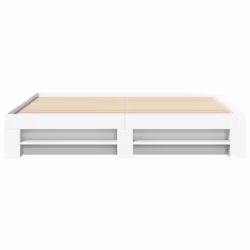 vidaXL Bed Frame Bed Base Bedstead White 180x200 cm King Size Engineered Wood - Additional view 4