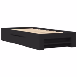 VidaXL 3295521, Black, 93 cm, 193 cm, 33 cm, 900 x 1900 mm, 795 x 285 x 180 mm