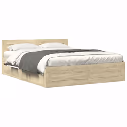 VidaXL 3295550, Oak, 163 cm, 2.03 m, 69 cm, 1600 x 2000 mm, 820 x 285 x 190 mm