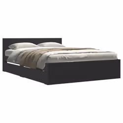 VidaXL 3295570, Black, 123 cm, 2.03 m, 69 cm, 1200 x 2000 mm, 820 x 285 x 190 mm