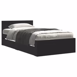 VidaXL 3295619, Black, 78 cm, 193 cm, 69 cm, 750 x 1900 mm, 820 x 285 x 190 mm