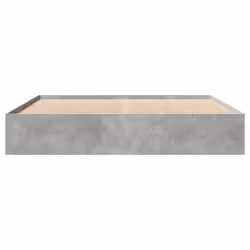vidaXL Bed Frame Bed Base Bedstead Concrete Grey 200x200 cm Engineered Wood - Additional view 4