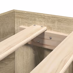 vidaXL Bed Frame Bed Base Sonoma Oak 180x200 cm King Size Engineered Wood - Additional view 7