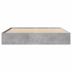 vidaXL Bed Frame Bed Base Concrete Grey 180x200 cm King Size Engineered Wood - Additional view 4