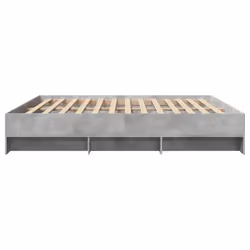 vidaXL Bed Frame Bed Base Concrete Grey 180x200 cm King Size Engineered Wood - Additional view 5