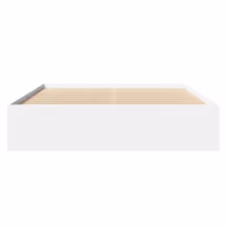 vidaXL Bed Frame Bed Base Mattress Foundation White 160x200 cm Engineered Wood - Additional view 4