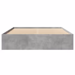vidaXL Bed Frame Bed Base Bedstead Concrete Grey 160x200 cm Engineered Wood - Additional view 4