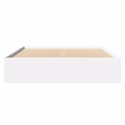 vidaXL Bed Frame Bed Base Bedstead White 150x200 cm King Size Engineered Wood - Additional view 4