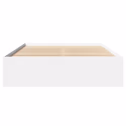 vidaXL Bed Frame Bed Base Mattress Foundation White 120x200 cm Engineered Wood - Additional view 4