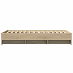 vidaXL Bed Frame Bed Base Home Bedstead Sonoma Oak 100x200 cm Engineered Wood - Additional view 5
