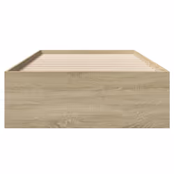 vidaXL Bed Frame Bed Base Home Bedstead Sonoma Oak 90x200 cm Engineered Wood - Additional view 4