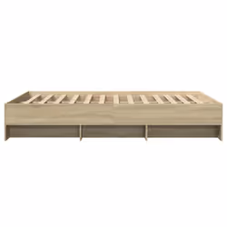 vidaXL Bed Frame Bed Base Sonoma Oak 120x190 cm Small Double Engineered Wood - Additional view 5