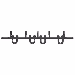 vidaXL Sliding Door Hardware Kit 183 cm Steel Black sliding door hardware - 200 cm/ 4 pcs - Additional view 4