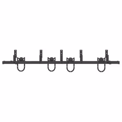 vidaXL Sliding Door Hardware Kit 200 cm Steel Black sliding door hardware - 183 cm/ 4 pcs - Additional view 4
