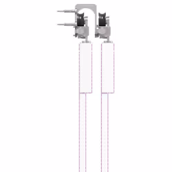 vidaXL Sliding Door Hardware Kit 183 cm Stainless Steel Silver - 200 cm/ 4 pcs - Additional view 8