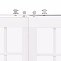 vidaXL Sliding Door Hardware Kit 183 cm Stainless Steel Silver - 183 cm/ 8 pcs - 1 - Additional view 9
