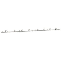 vidaXL Sliding Door Hardware Kit 200 cm Stainless Steel Silver - 8 pcs