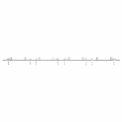 vidaXL Sliding Door Hardware Kit 183 cm Stainless Steel Silver - 183 cm/ 8 pcs - Additional view 4